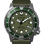 Citizen - Promaster Aqualand DiverS ISO 6425 Green Edition, Sieraden, Tassen en Uiterlijk, Horloges | Heren, Nieuw