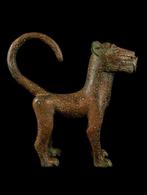Bronzen luipaard - Bini/Edu - Nigeria, Antiek en Kunst