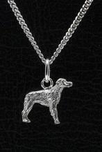Zilveren Breton epagneul ketting hanger - klein, Verzenden, Nieuw