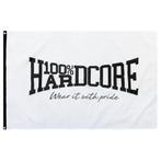 100% Hardcore Banner Wear It White (Flags), Diversen, Vlaggen en Wimpels, Nieuw, Verzenden