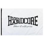 100% Hardcore Banner Wear It White (Flags), Verzenden, Nieuw