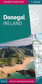 Fiets- en wandelkaart Donegal Xploreit Map of County, Boeken, Atlassen en Landkaarten, Nieuw, Verzenden