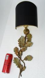 Wandlamp - Prachtige chique bronzen messing wandlamp met, Nieuw