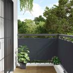 vidaXL Balkonscherm 400x120 cm PVC antracietkleurig, Tuin en Terras, Schuttingen, Verzenden, Nieuw, Kunststof, Minder dan 1 meter