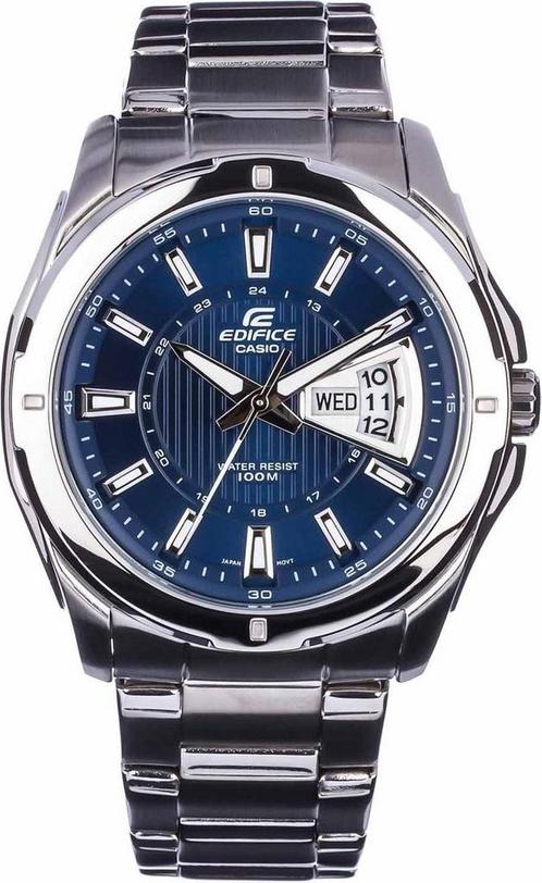 Casio Edifice Classic EF-129D-2AVEF Herenhorloge 44,8 mm -, Sieraden, Tassen en Uiterlijk, Horloges | Heren, Verzenden