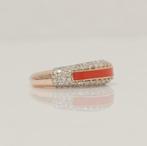 Eeuwigheidsring - 14 karaat Roségoud - 0.95ct. tw. Diamant, Sieraden, Tassen en Uiterlijk, Antieke sieraden