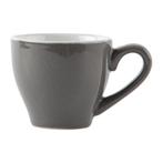 Olympia Café espressokoppen grijs 10cl (12 stuks), Verzenden, Nieuw