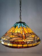 Kroonluchter - Hanglamp in Tiffany-stijl. Glas-in-lood raam, Antiek en Kunst, Curiosa en Brocante