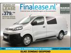 Citroën Jumpy BlueHDI L3H1 MARGE DC 5 Pers Airco PDC €379pm, Citroën, Nieuw, Zilver of Grijs, Lease