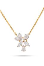 Hanger - 18 karaat Geel goud, Gepolijst rhodium - 1.05ct.