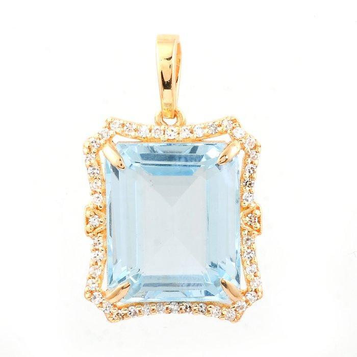 Zonder Minimumprijs - Hanger - 14 karaat Geel goud - 5.65ct., Sieraden, Tassen en Uiterlijk, Antieke sieraden