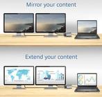 ACT USB-C naar HDMI adapter voor 2 monitoren, MST AC7012, Ophalen of Verzenden, Zo goed als nieuw, ACT