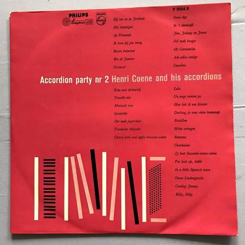 Henri Coene And His Accordions – Accordion Party Nr 2 (..., Cd's en Dvd's, Vinyl | Pop, Verzenden