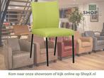 Leren eetkamerstoel Basic - Toledo Lime (felgroen) - Poten, Huis en Inrichting, Stoelen, Overige kleuren, Nieuw, Leer, Ophalen of Verzenden