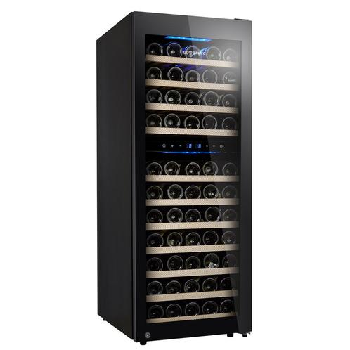 GGM Gastro | Wijnkoelkast Eco - 2 klimaatzones - 200 liter -, Witgoed en Apparatuur, Koelkasten en IJskasten, 200 liter of meer