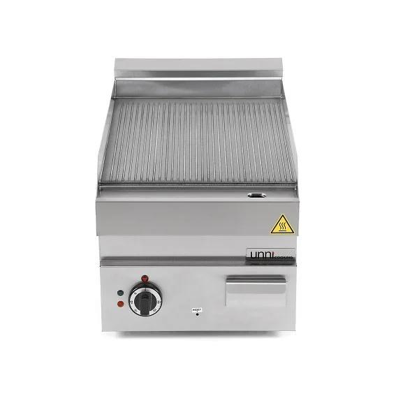 Unni-cooking | Bak-/grillplaat | Elektrisch | Gegroefd Opper, Zakelijke goederen, Horeca | Keukenapparatuur, Nieuw in verpakking