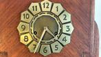 Amsterdamse School klok - Art Deco Eiken--Messing- Junghans, Antiek en Kunst, Antiek | Klokken