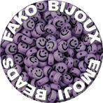 Fako Bijoux® - Emoji / Smiley Kralen - Acryl - 7mm -, Hobby en Vrije tijd, Kralen en Sieraden maken, Verzenden, Nieuw