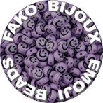 Fako Bijoux® - Emoji / Smiley Kralen - Acryl - 7mm -, Hobby en Vrije tijd, Nieuw, Verzenden