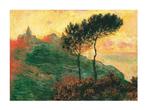 Kunstdruk Claude Monet - The Church at Varengeville 80x60cm, Nieuw, Verzenden