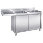 GGM Gastro | Vaatwasser Spoelkast - 2000x600mm - met 2 |, Witgoed en Apparatuur, Vaatwasmachines, Verzenden, Nieuw, Inbouw