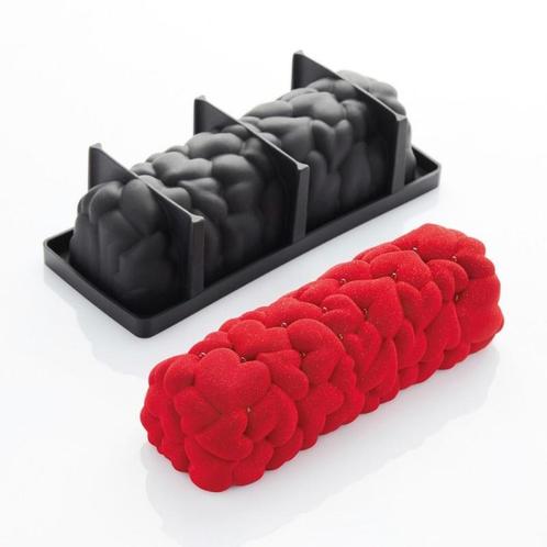 Pavoni Siliconen Vorm Eros Hartjes 250x93x74mm, Hobby en Vrije tijd, Taarten en Cupcakes maken, Nieuw, Verzenden