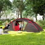 TRUUSK Tunnel Tent voor 4-6 Personen - 3 Kamers - Licht Haak, Caravans en Kamperen, Verzenden, Nieuw