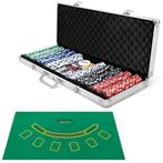 LIVSK Pokerkoffer Set - Aluminium Koffer met 500 Fiches - 2, Verzenden, Nieuw