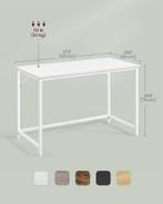 Computerbureau - kantoorbureau, 120 x 60 x 76 cm - metalen, Verzenden, Nieuw