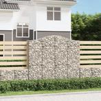vidaXL Schanskorven 3 st gewelfd 200x50x180/200 cm ijzer, 100 cm of meer, Verzenden, Nieuw, Metaal