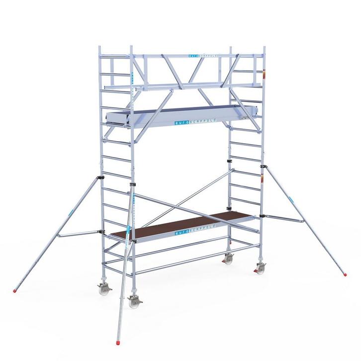 Rolsteiger Original 90x305 5,2m werkhoogte vrijstaand, Doe-het-zelf en Verbouw, Steigers, Rolsteiger of Kamersteiger, Nieuw, 5 meter of hoger