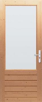 Cando achterdeur ML 457 met blank glas en slotgat.  R2., Ophalen of Verzenden, Nieuw