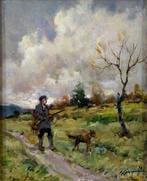 Ivan Karpoff (1898–1970) - Cacciatore con cane in un
