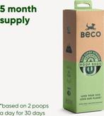 Beco Pets Poop Bags Dispenser Roll - 300 stuks, Ophalen of Verzenden, Zo goed als nieuw