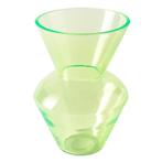 20% Korting |  POLSPOTTEN Vaas, Verzenden, Zo goed als nieuw, Groen, Glas
