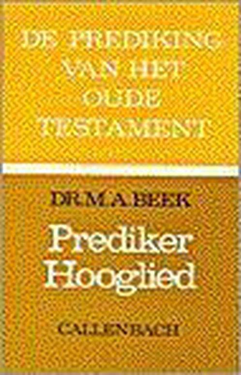 Prediker hooglied 9789026607370 Beek, Boeken, Godsdienst en Theologie, Gelezen, Verzenden