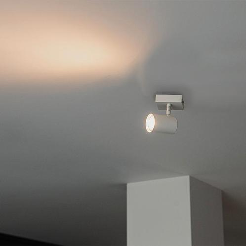 Moderne spot wit verstelbaar vierkant - Jeana, Huis en Inrichting, Lampen | Spots, Nieuw, Overige materialen