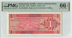 1970 Netherlands Antilles P 20a 1 Gulden Pmg 66 Epq, Verzenden
