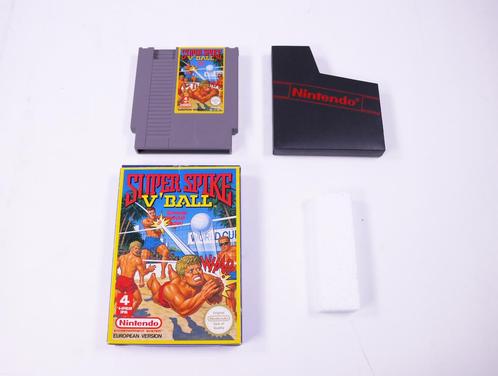 NES - Super Spike Volleyball - Game + Box (B-Grading), Spelcomputers en Games, Games | Nintendo NES, Ophalen of Verzenden