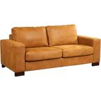 Leren bank Enjoy - 2,5 zits - Kenia Cognac (cognac) - Poten, Huis en Inrichting, Banken | Bankstellen, Nieuw, Ophalen of Verzenden