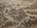 gravure Slag om Mookerheide, Mook Limburg Baudartius ca 1612, Antiek en Kunst, Verzenden