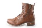 Mustang Veterboots in maat 41 Cognac | 10% extra korting, Kleding | Dames, Schoenen, Overige kleuren, Verzenden, Overige typen