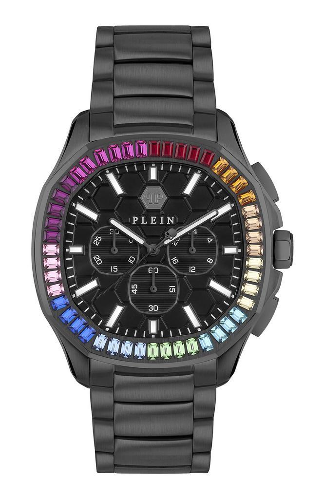Philipp Plein Spectre Chrono PWSAA0723 horloge 44 mm, Sieraden, Tassen en Uiterlijk, Horloges | Heren, Polshorloge, Nieuw, Overige merken