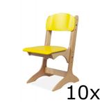 Kleuterstoel | Verstelbaar | Geel | Voor Kinderen 0.90-1.45m, Verzenden, Nieuw in verpakking