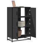 vidaXL buffetkast 68x35x106,5 cm bewerkt hout en metaal, Huis en Inrichting, Kasten | Buffetkasten, Verzenden, Nieuw, Overige houtsoorten