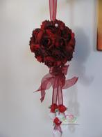Bloemenbal pomander roseball bruidsmeisje rood, Ophalen of Verzenden, Nieuw