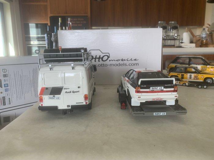 Otto Models 1:18 - Modelauto (3) - Set Audi Quattro Rally, Hobby en Vrije tijd, Modelauto's | 1:5 tot 1:12