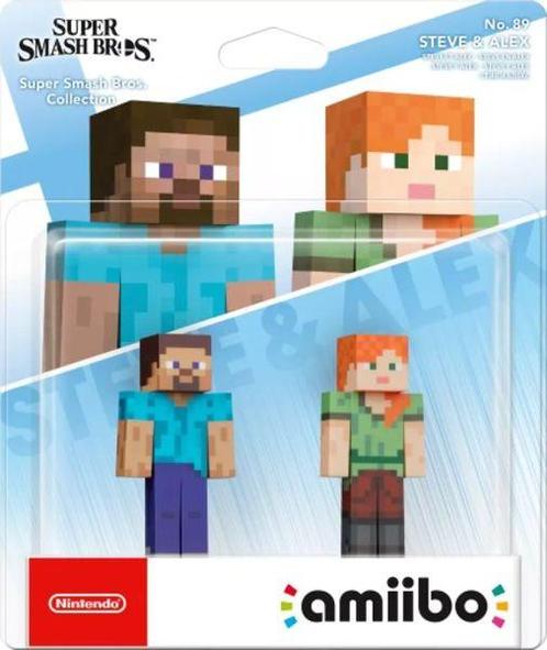 Nintendo Amiibo Super Smash Bros.-Steve & Alex (Diversen), Verzamelen, Beelden en Beeldjes, Nieuw, Ophalen of Verzenden
