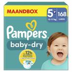 Pampers Baby Dry Luiers Maat 5+ (12-17 kg) 168 stuks, Nieuw, Verzenden