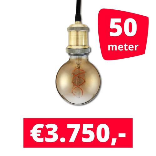 LED Railverlichting Horeca Craft Alu 50 spots + 50M rails, Zakelijke goederen, Kantoor en Winkelinrichting | Winkel en Inventaris